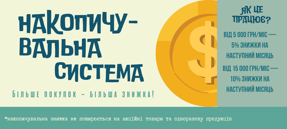 Накопичувальна система знижок