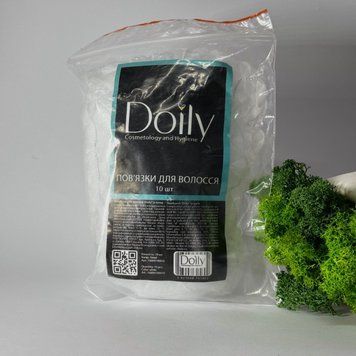 ПОВ'ЯЗКИ ДЛЯ ВОЛОССЯ DOLLY (10ШТ) БІЛІ 6602 фото
